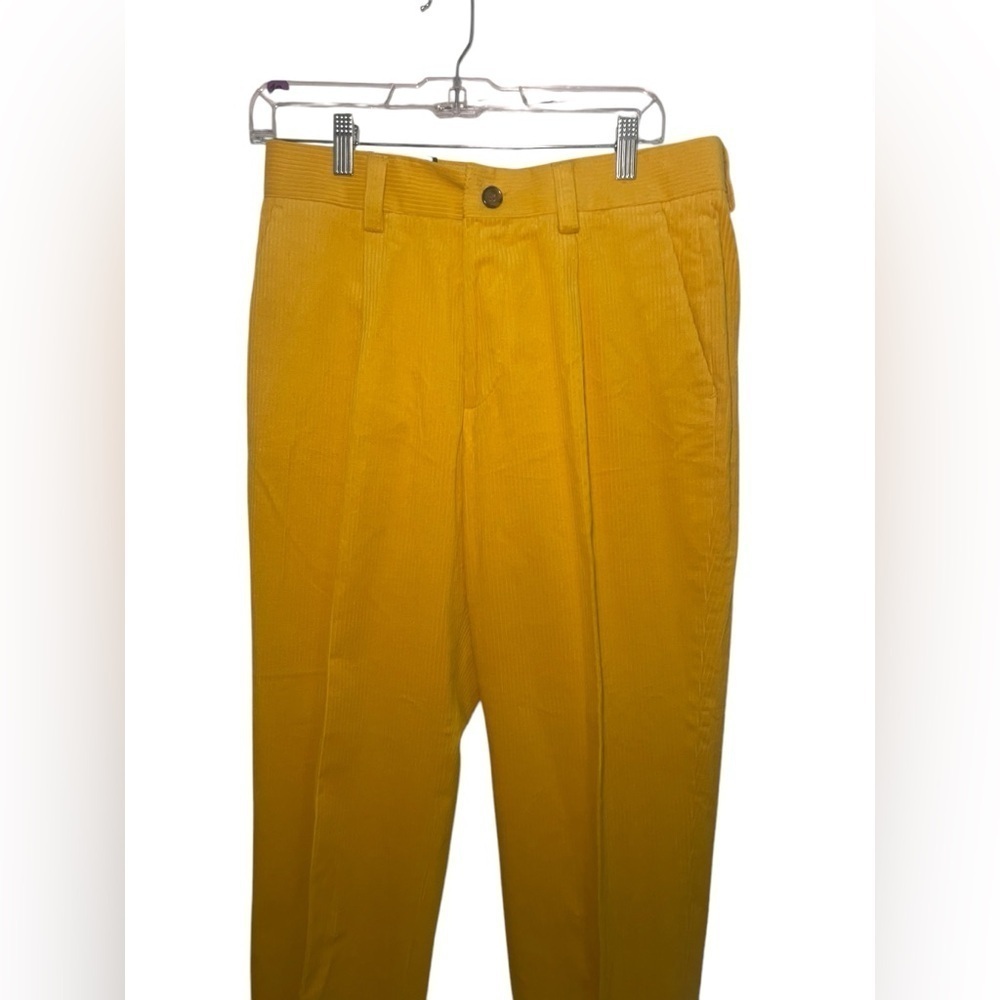 J. Lindeberg Gordon Yellow Corduroy Pants NWT Size 46 / Medium - Picture 4 of 7